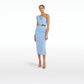 Petal Soft Sky Midi Dress