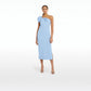 Petal Soft Sky Midi Dress
