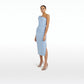 Petal Soft Sky Midi Dress
