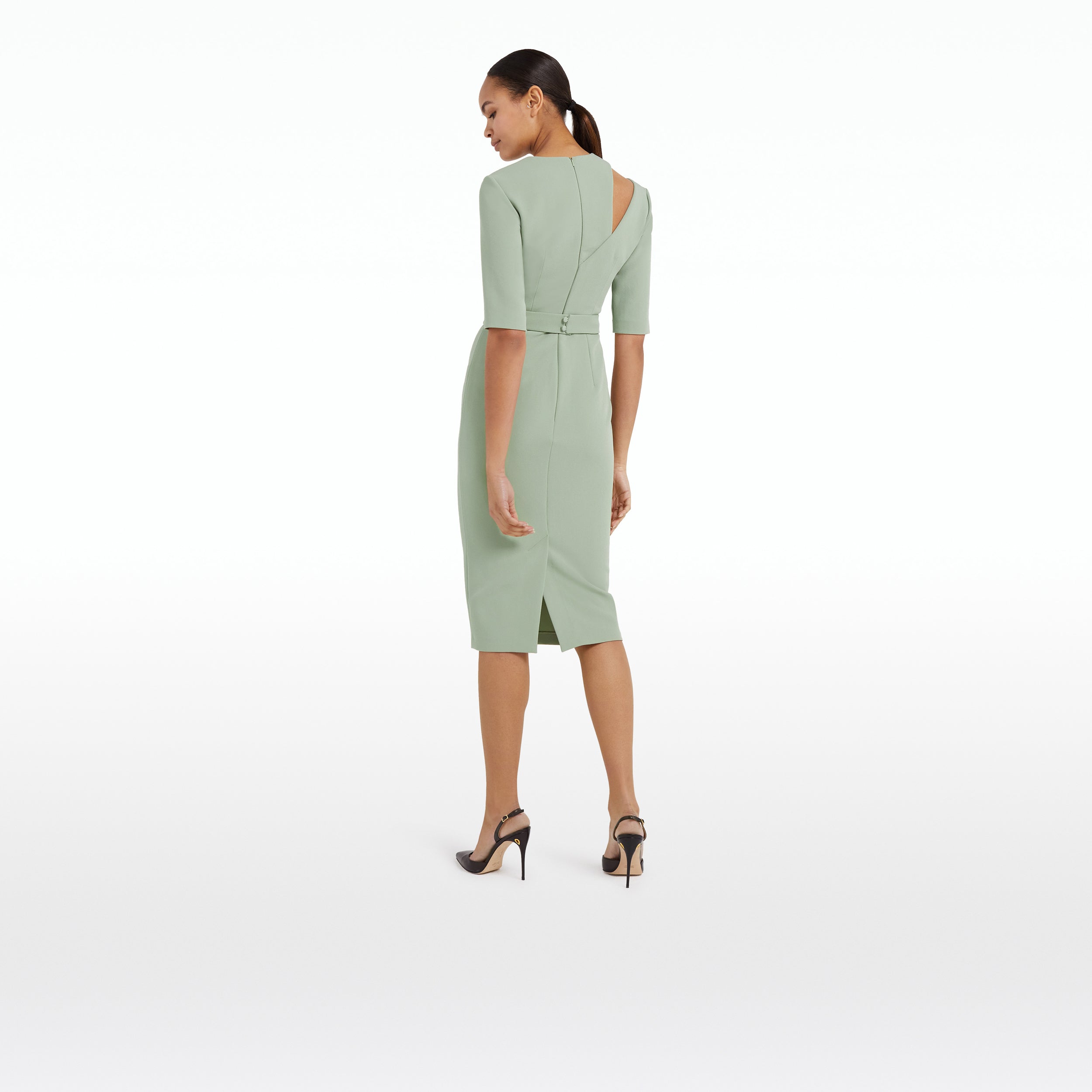 Thara Smoke Midi Dress