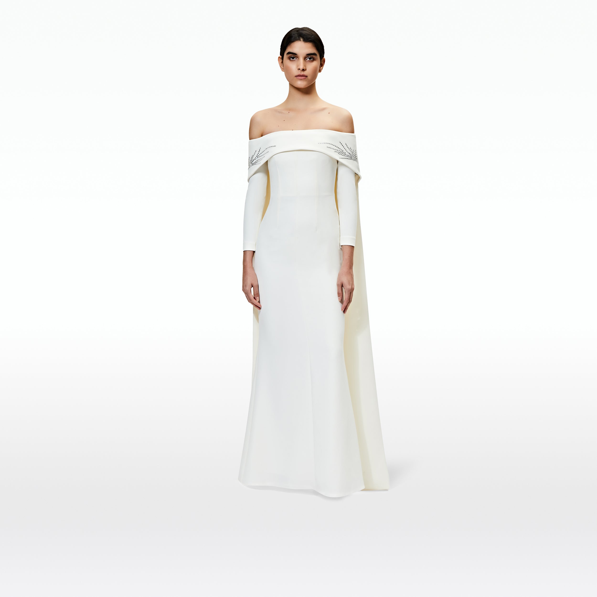 Bellara Ivory Long Dress With Harness
