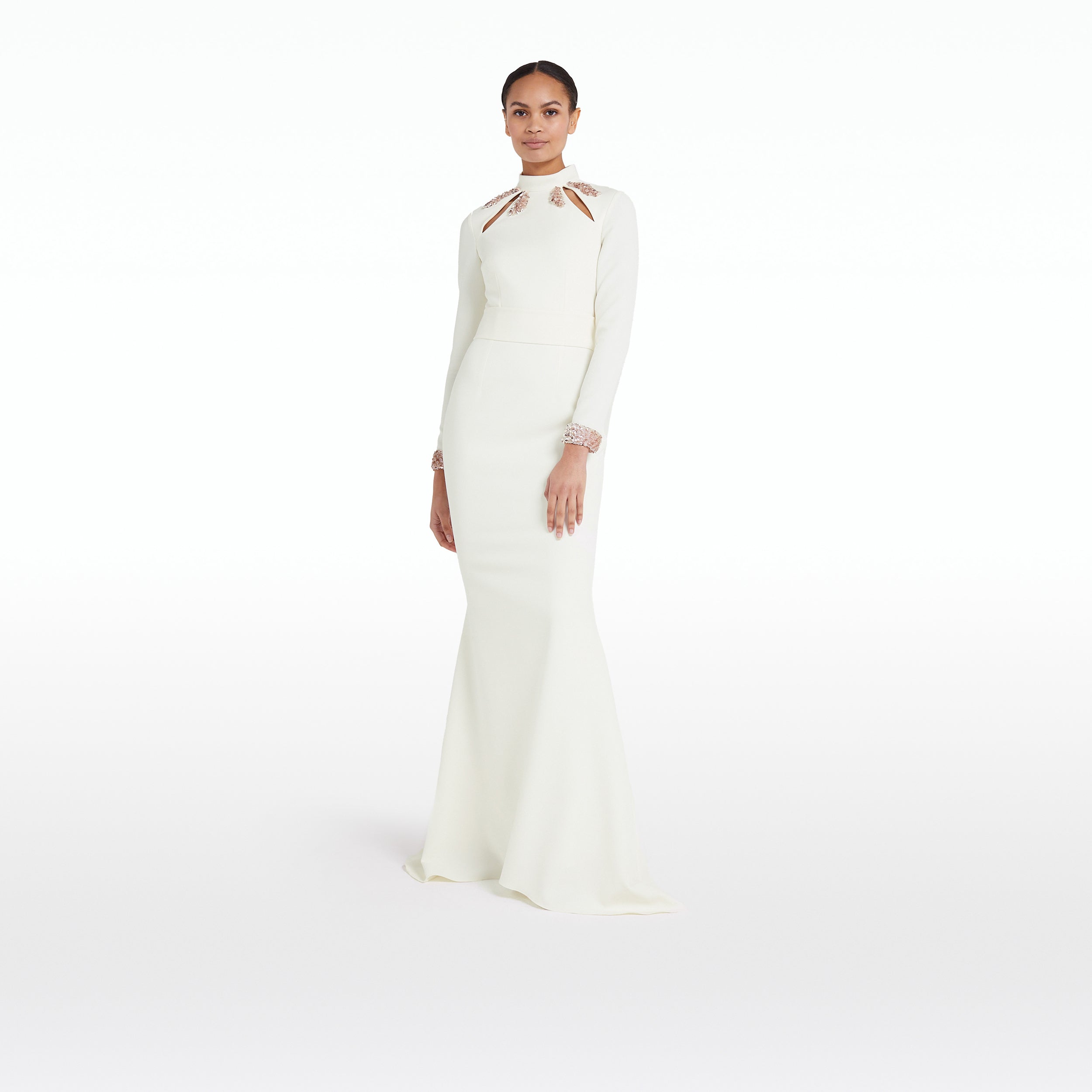Kamala Ivory Long Dress