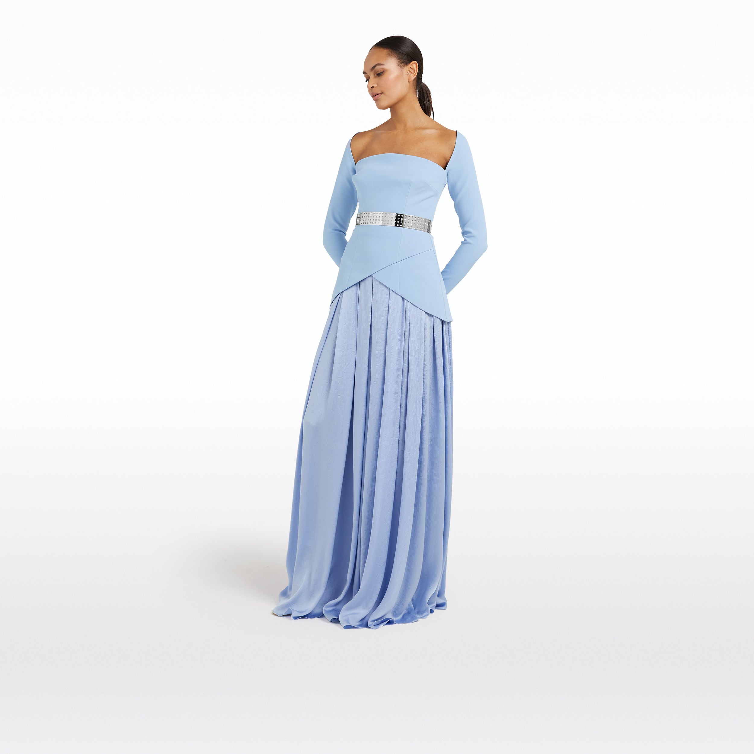 Desta Soft Sky Long Dress