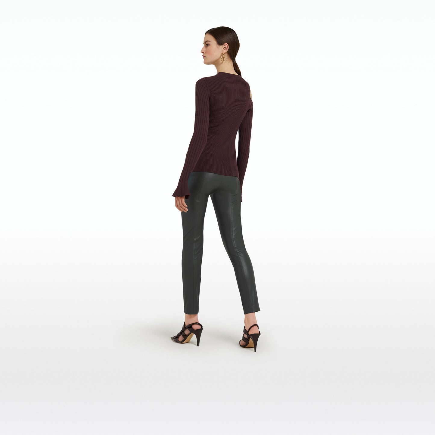 Manette Pecan Brown Knit