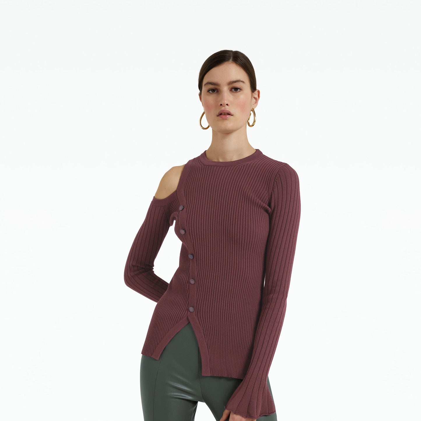 Manette Pecan Brown Knit