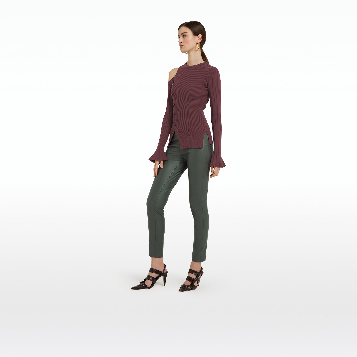 Manette Pecan Brown Knit