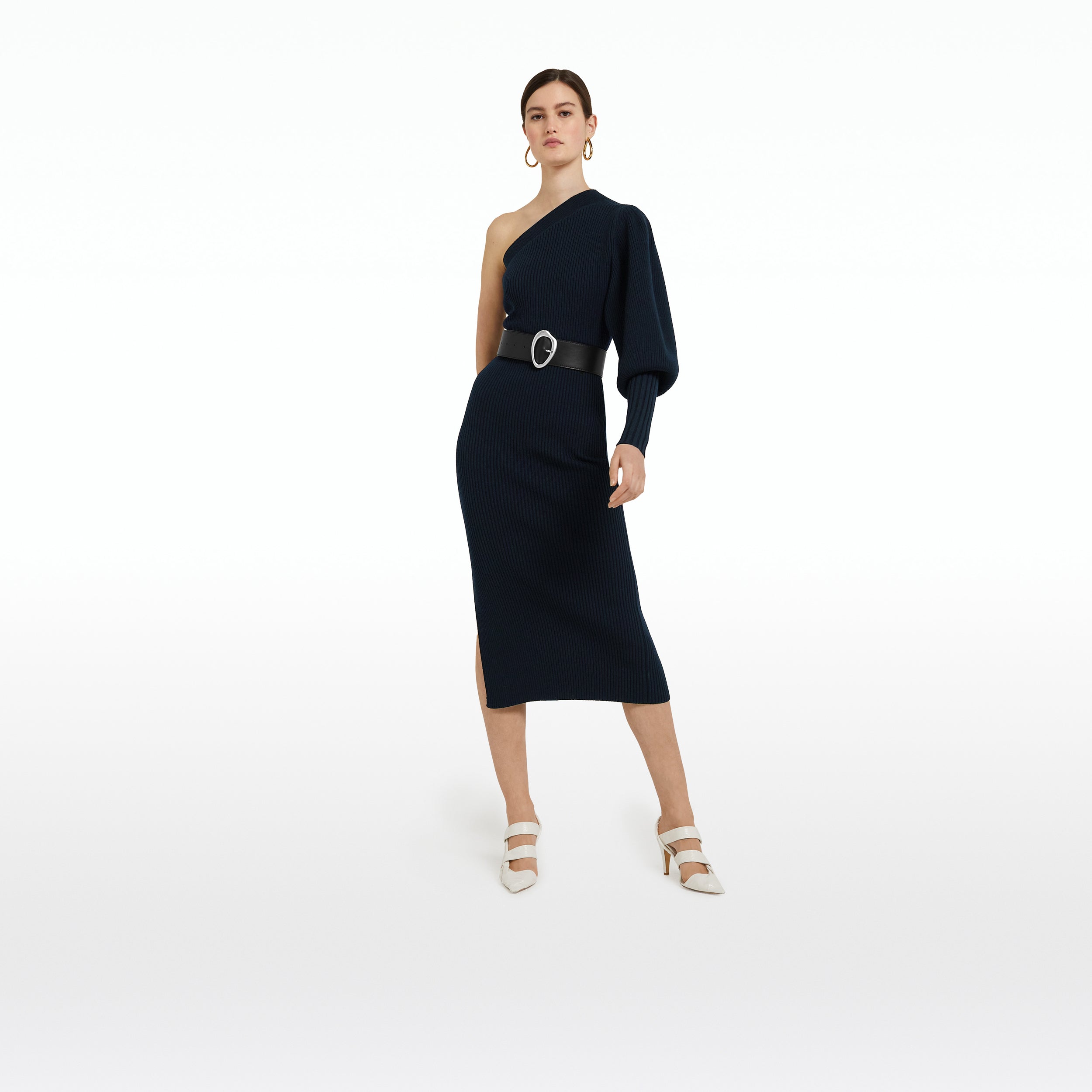 Mandolin Navy Knit Dress