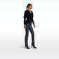 Indre Navy Knit