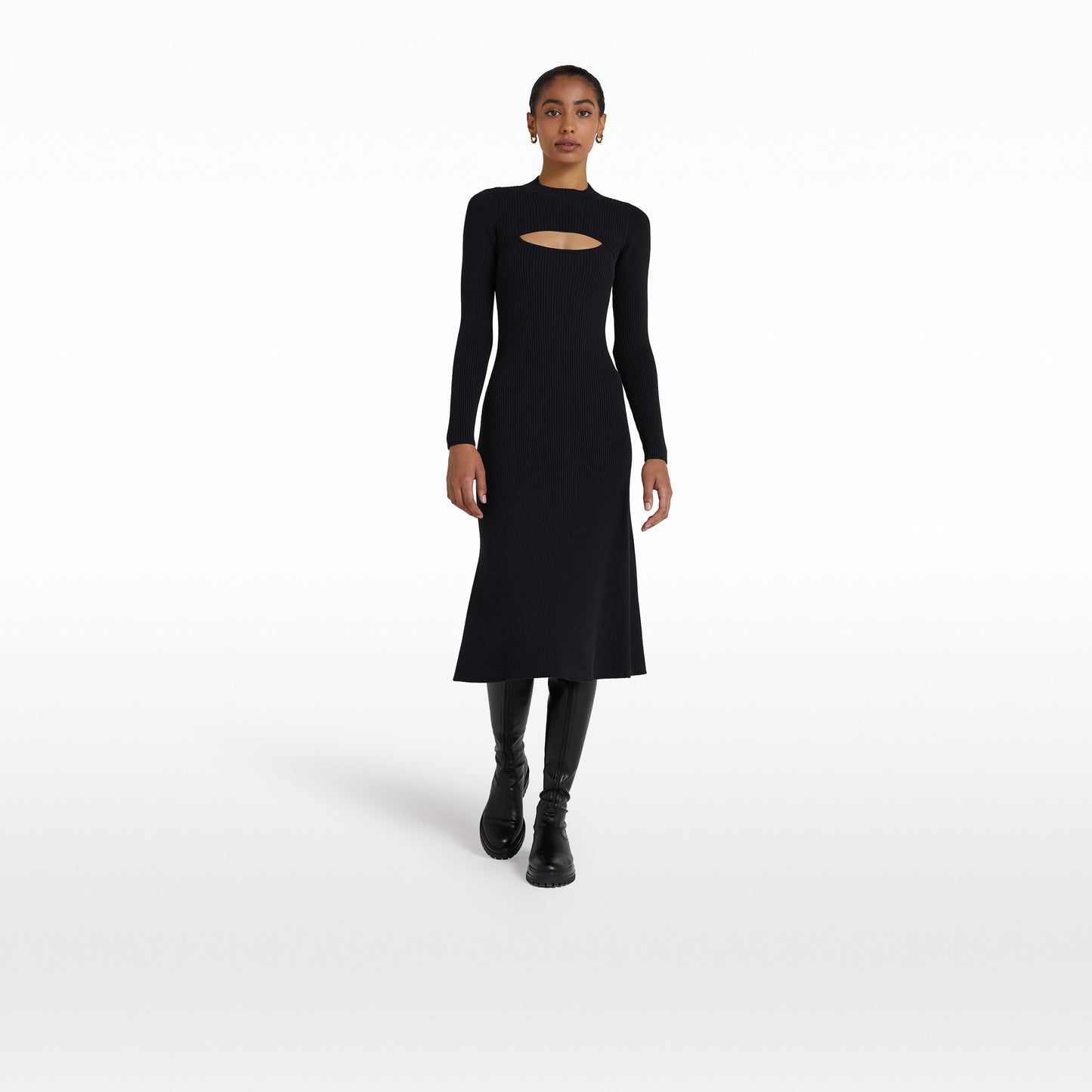 Sabel Navy Knit Dress