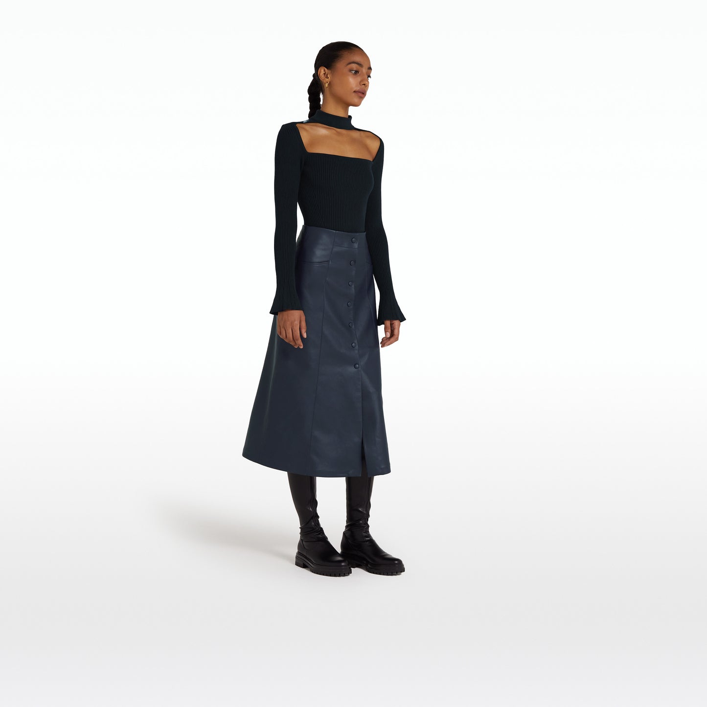 Lou Navy Knit