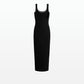 Lille Black Midi Knit Dress