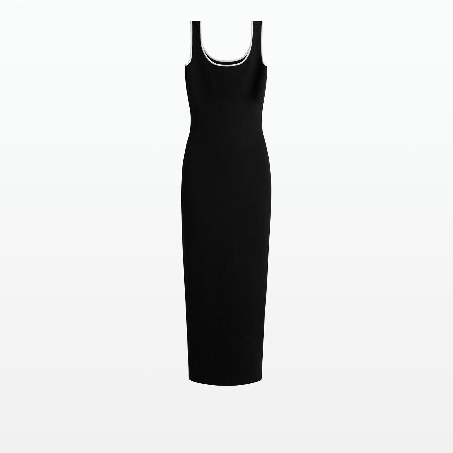 Lille Black Midi Knit Dress