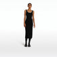 Lille Black Midi Knit Dress