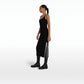 Lille Black Midi Knit Dress
