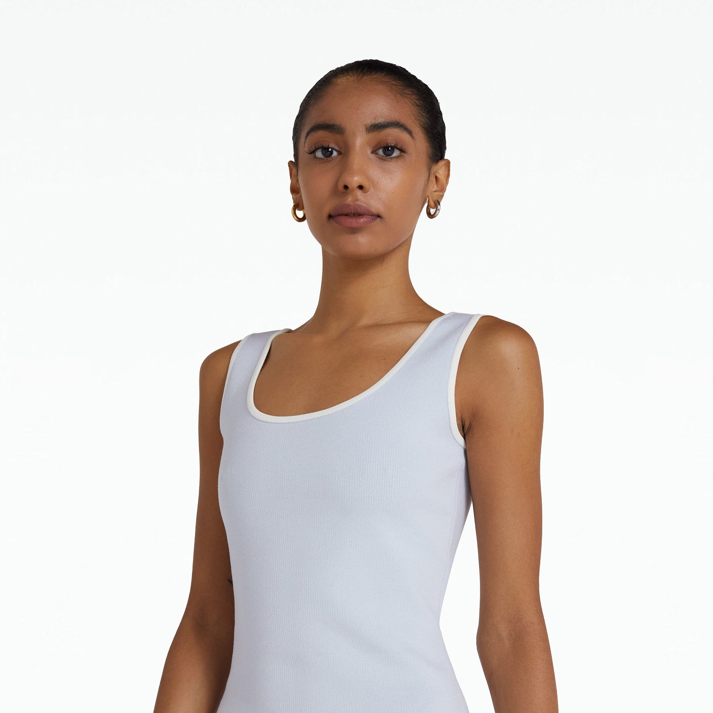 Lille Pale Lilac & Ivory Midi Dress