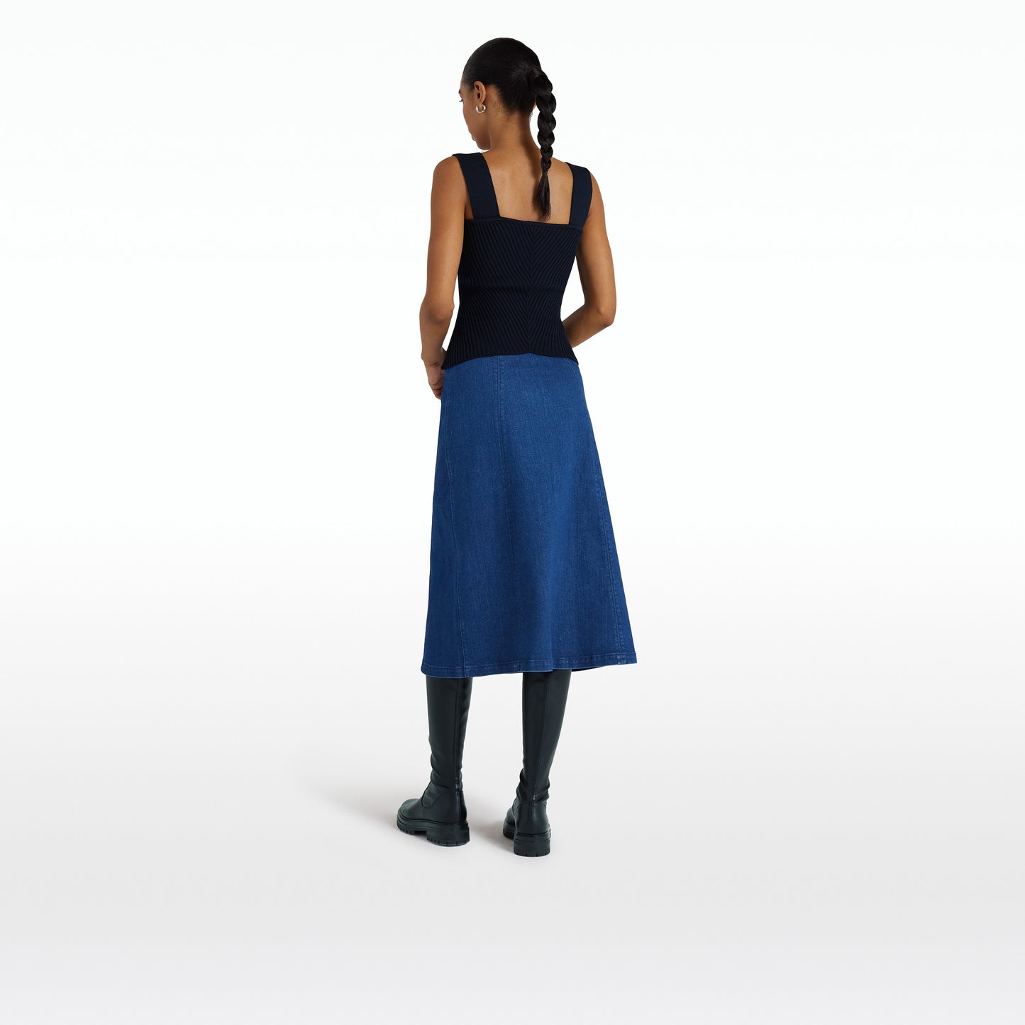 Rochelle Blue Denim Skirt