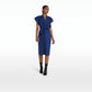 Calianne Marine Blue Midi Dress