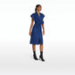Calianne Marine Blue Midi Dress