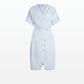Elayne Ice Blue Midi Dress