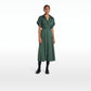 Cezanne Moss Green Midi Dress