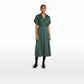 Cezanne Moss Green Midi Dress