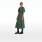 Cezanne Moss Green Midi Dress