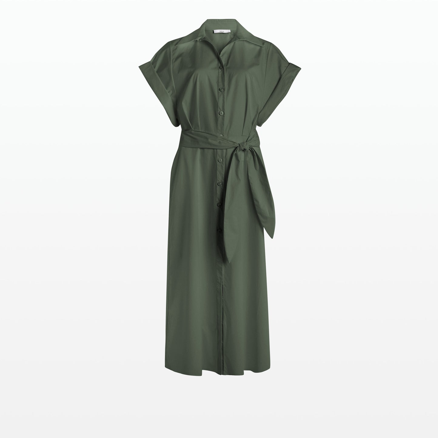 Cezanne Moss Green Midi Dress