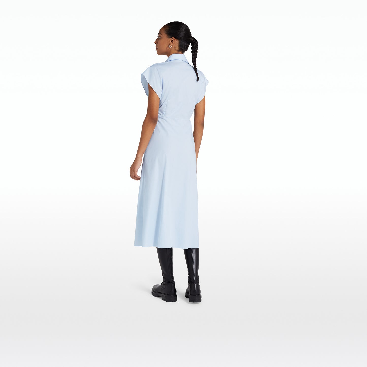 Blisse Ice Blue Midi Dress