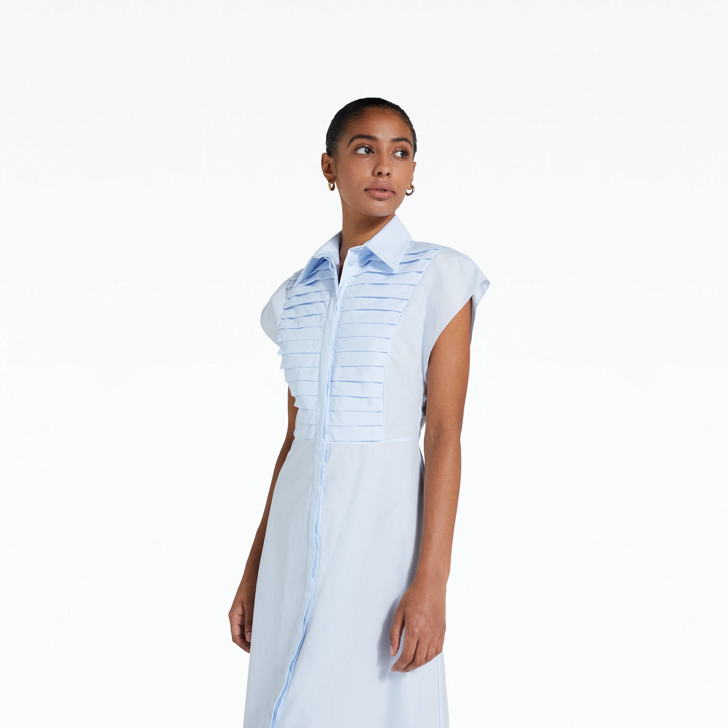 Blisse Ice Blue Midi Dress
