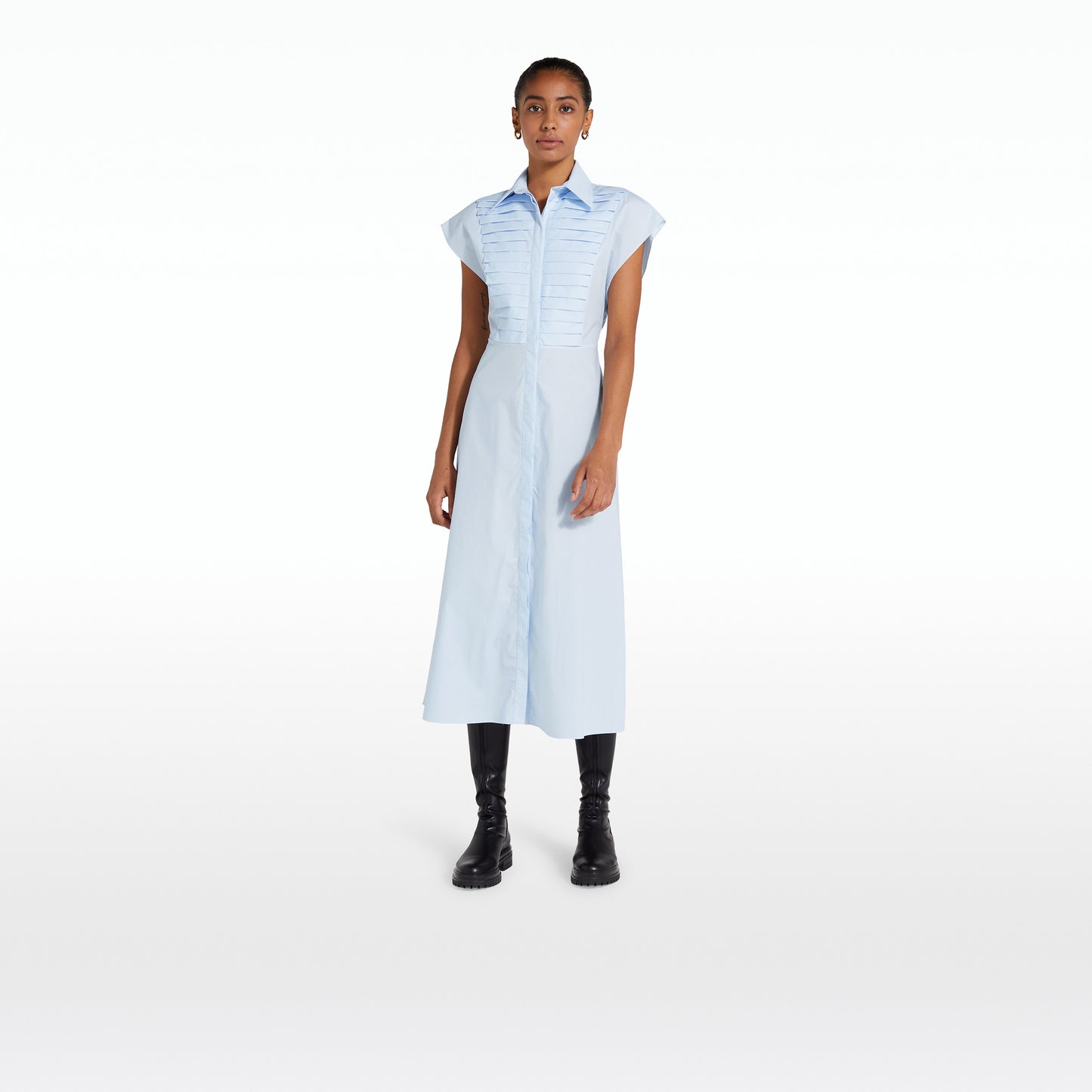 Blisse Ice Blue Midi Dress