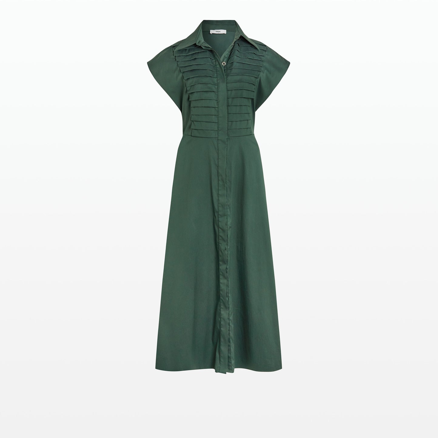 Blisse Moss Green Midi Dress