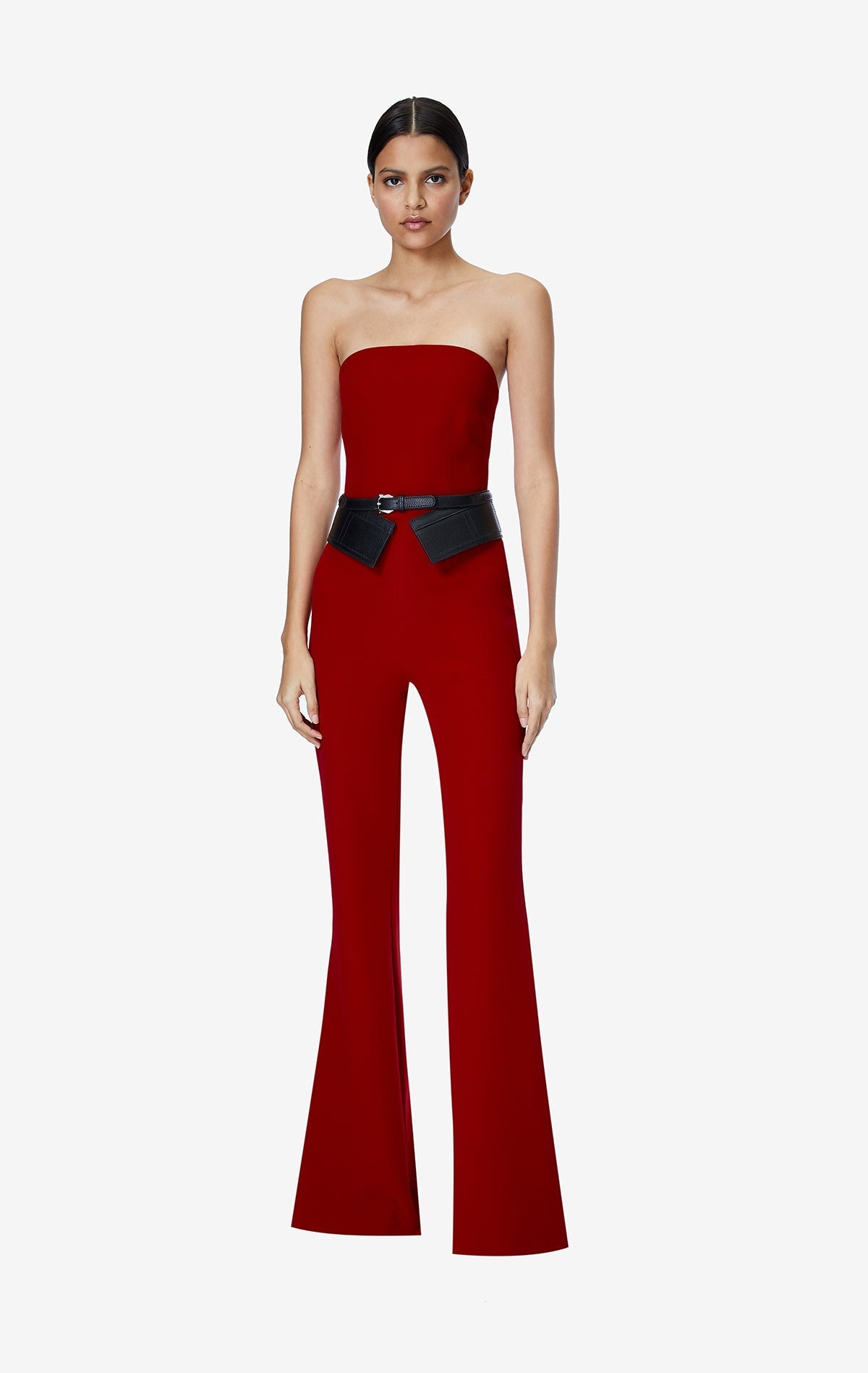 Flysa Azalea Red Jumpsuit