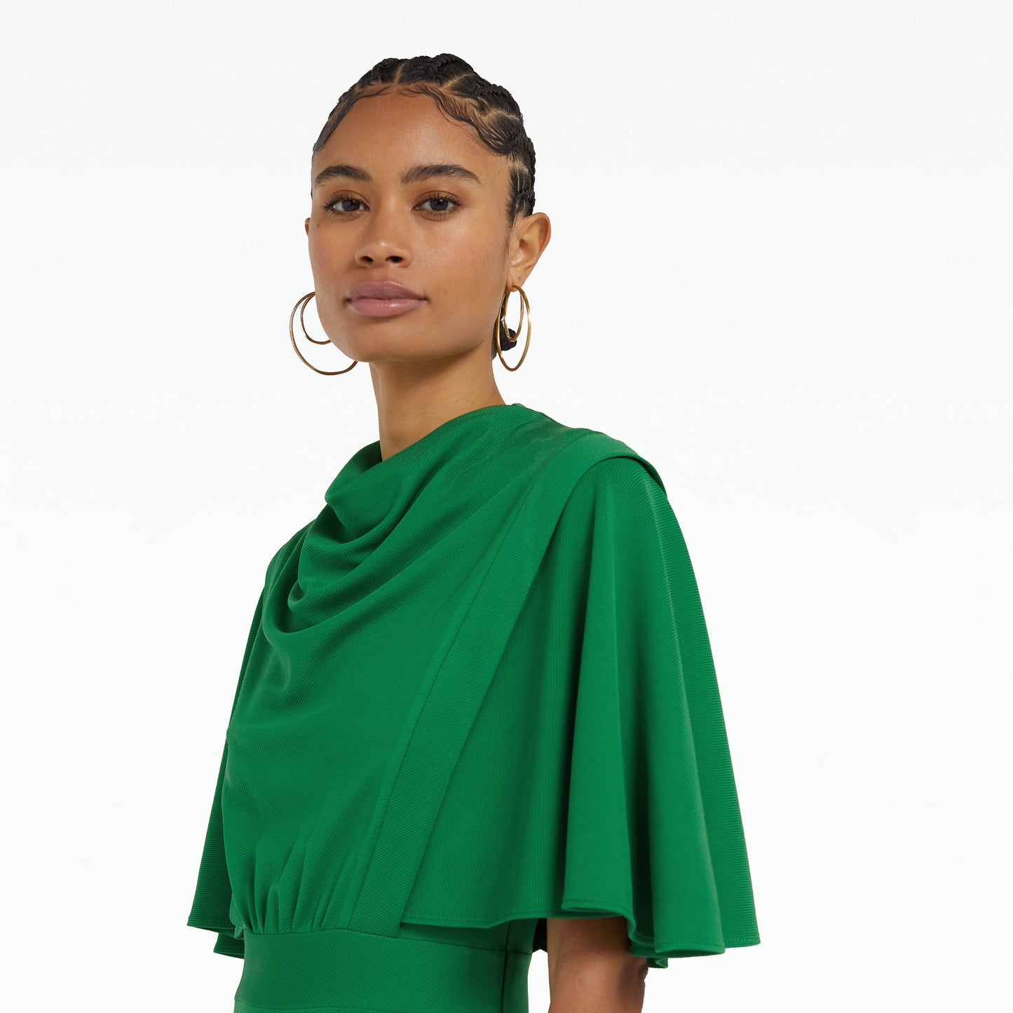 Miranda Jewel Green Midi Dress