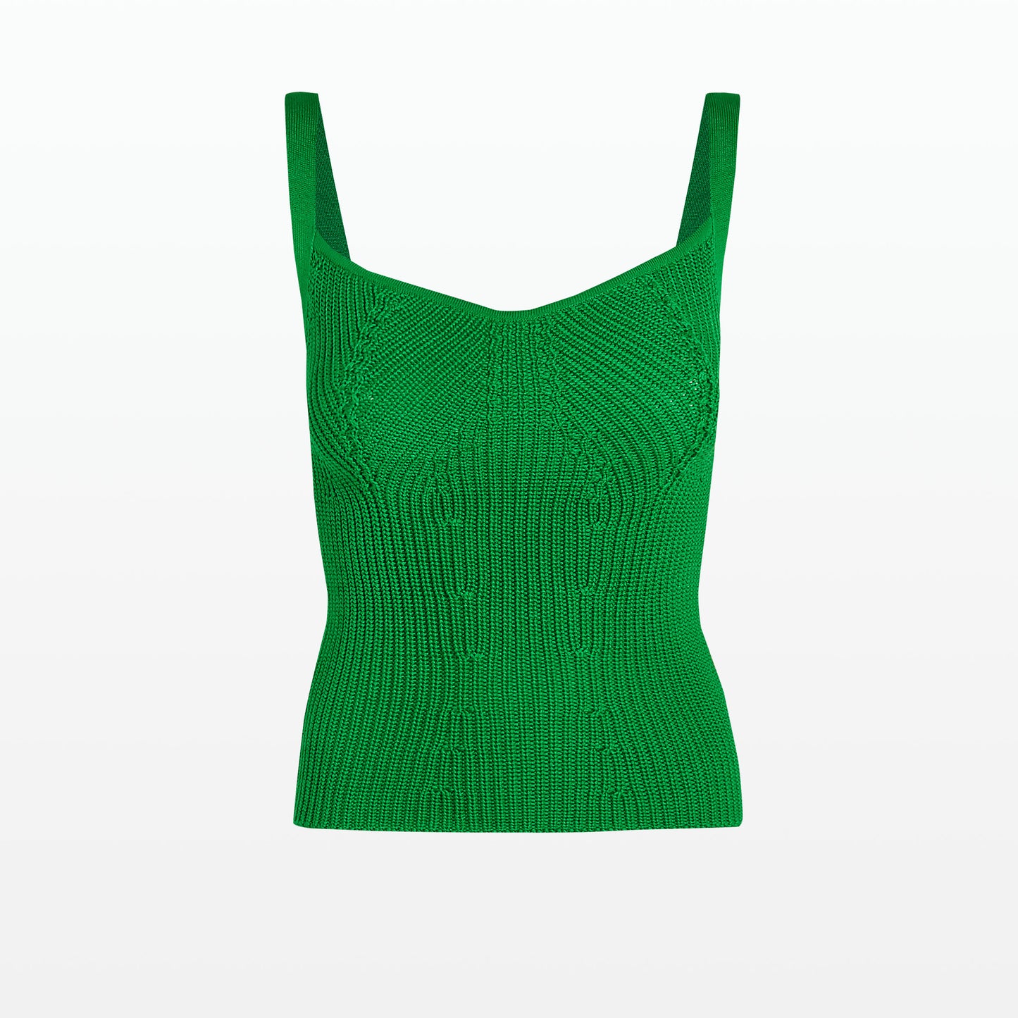 Amal Emerald Crochet Top