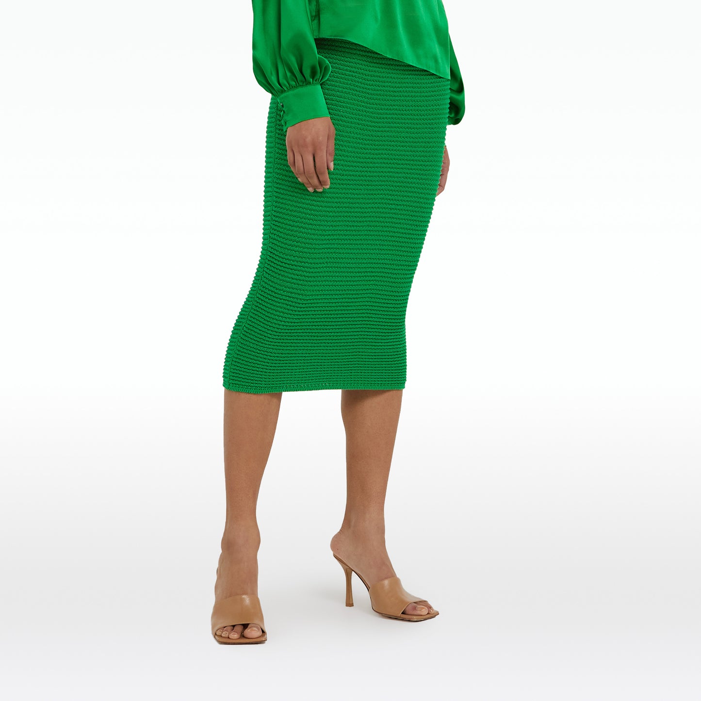 Sabah Emerald Crochet Skirt