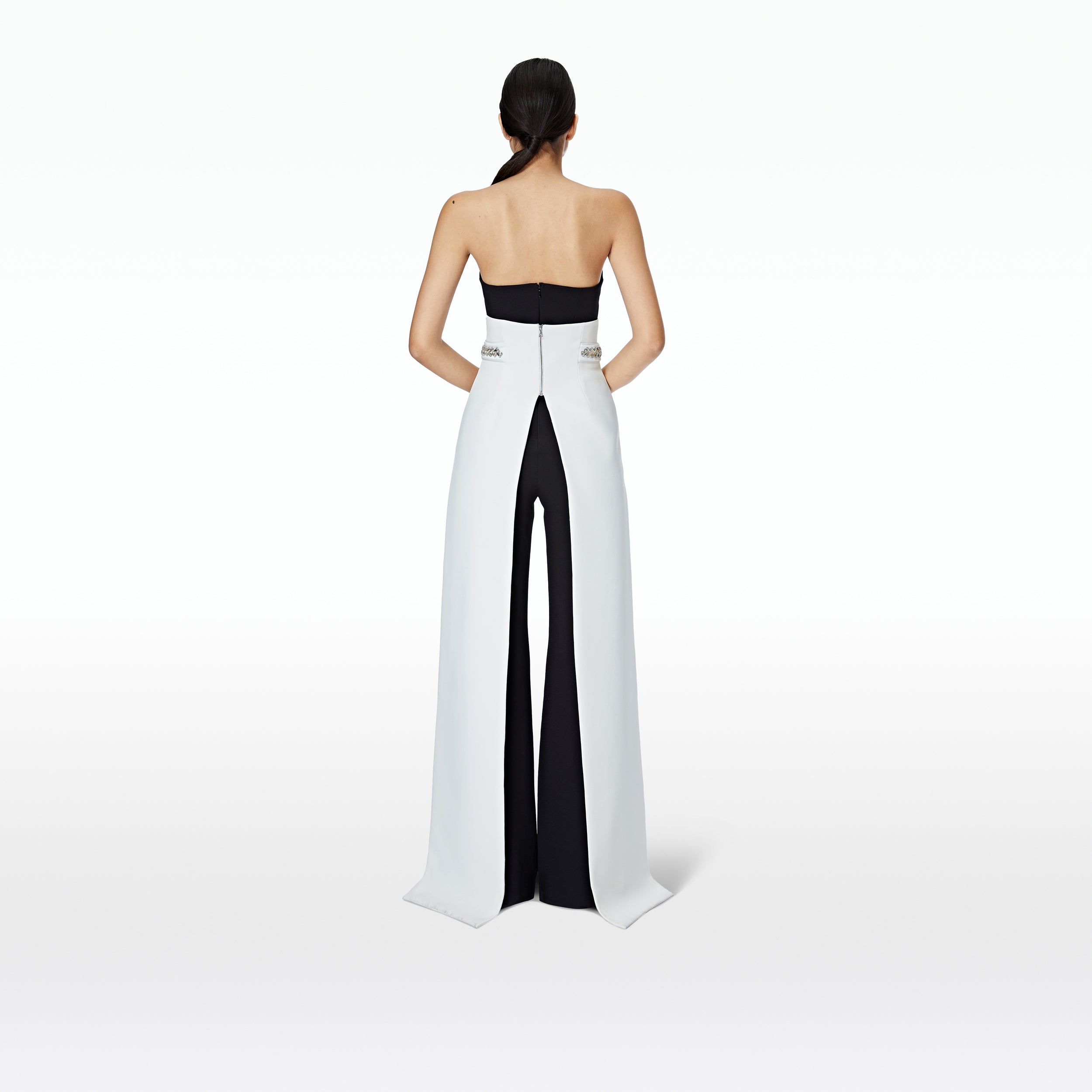 Jonty Embroidered Ivory Corset Belt