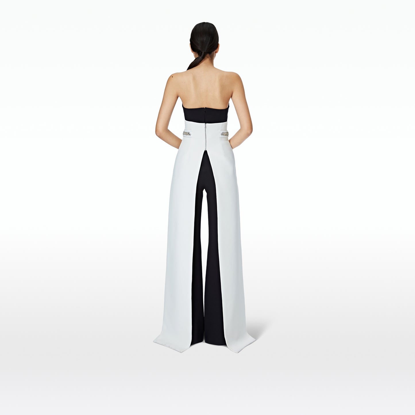 Jonty Embroidered Ivory Corset Belt