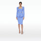 Kaleisha Safiyaa Blue Midi Dress