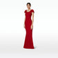 Abigail Azalea Red Long Dress