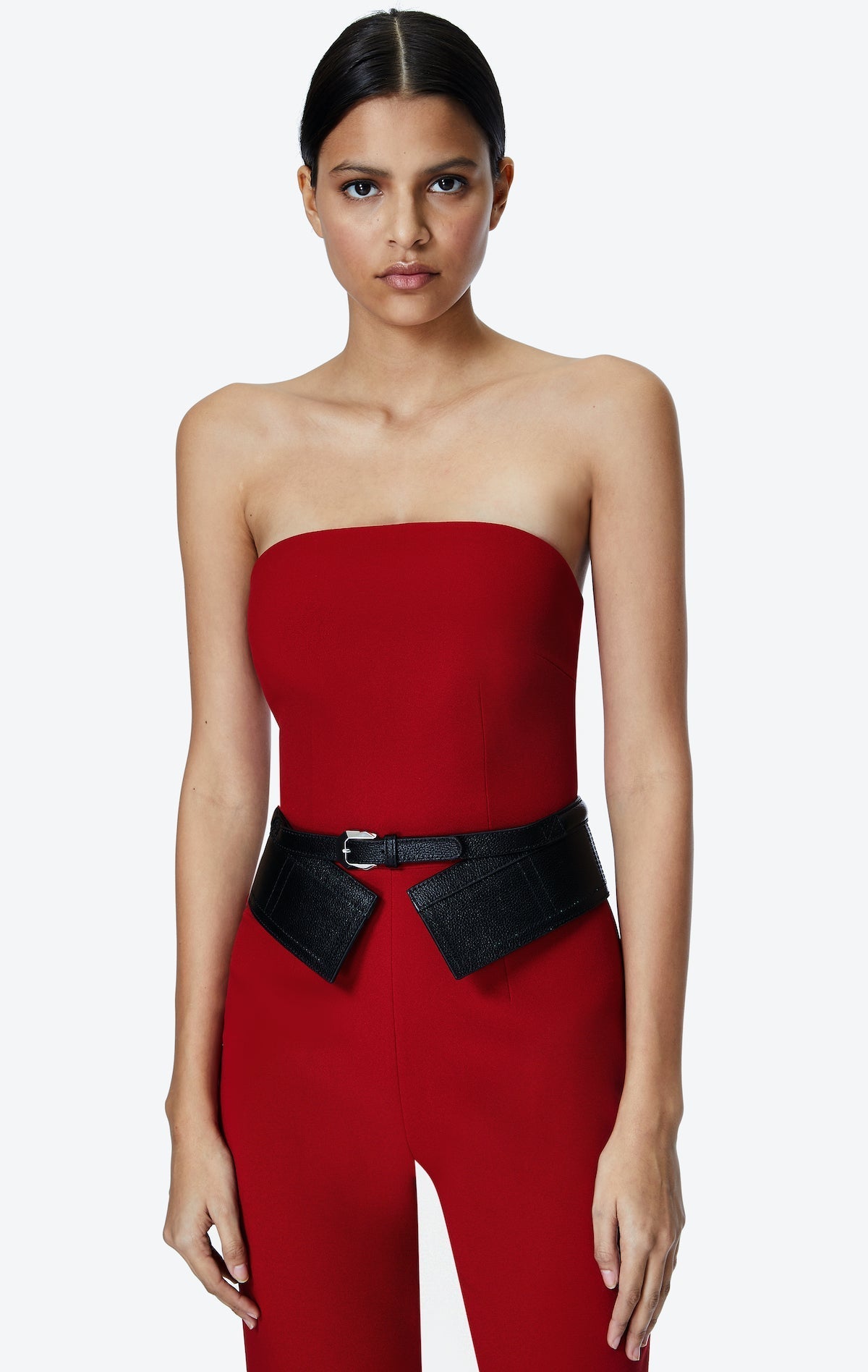 Flysa Azalea Red Jumpsuit