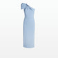 Petal Soft Sky Midi Dress