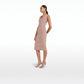 Amina Dusty Pink Midi Dress