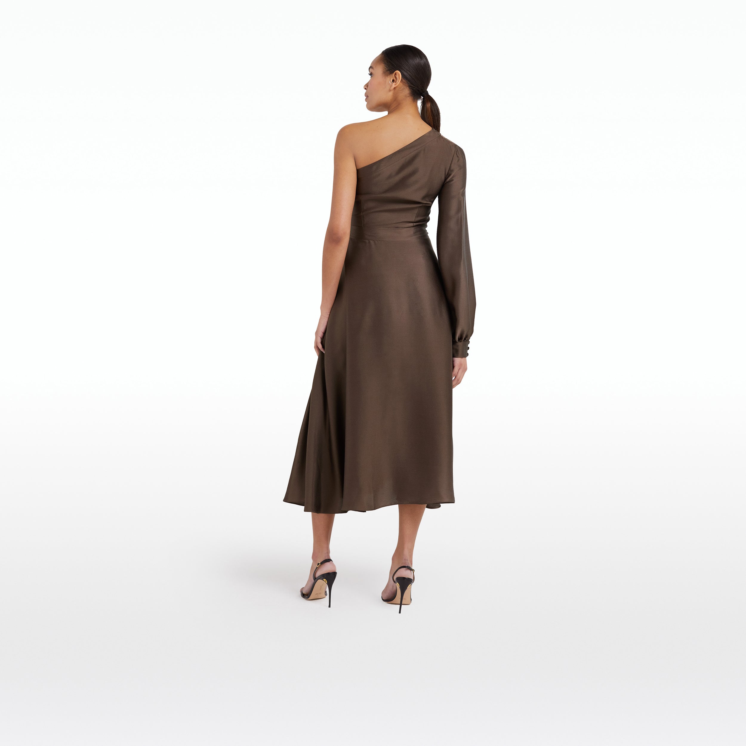 Cahira Chocolate Midi Dress