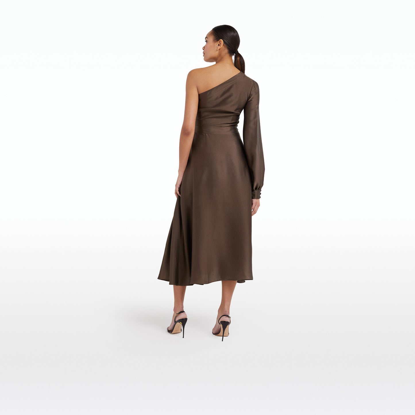 Cahira Chocolate Midi Dress