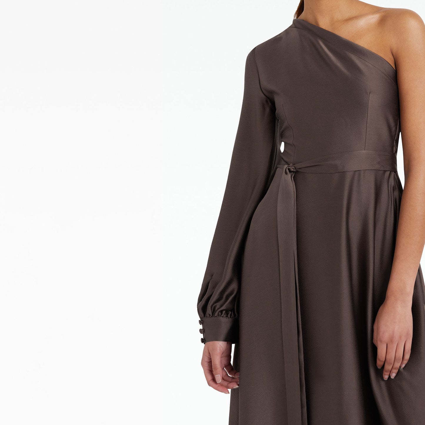 Cahira Chocolate Midi Dress