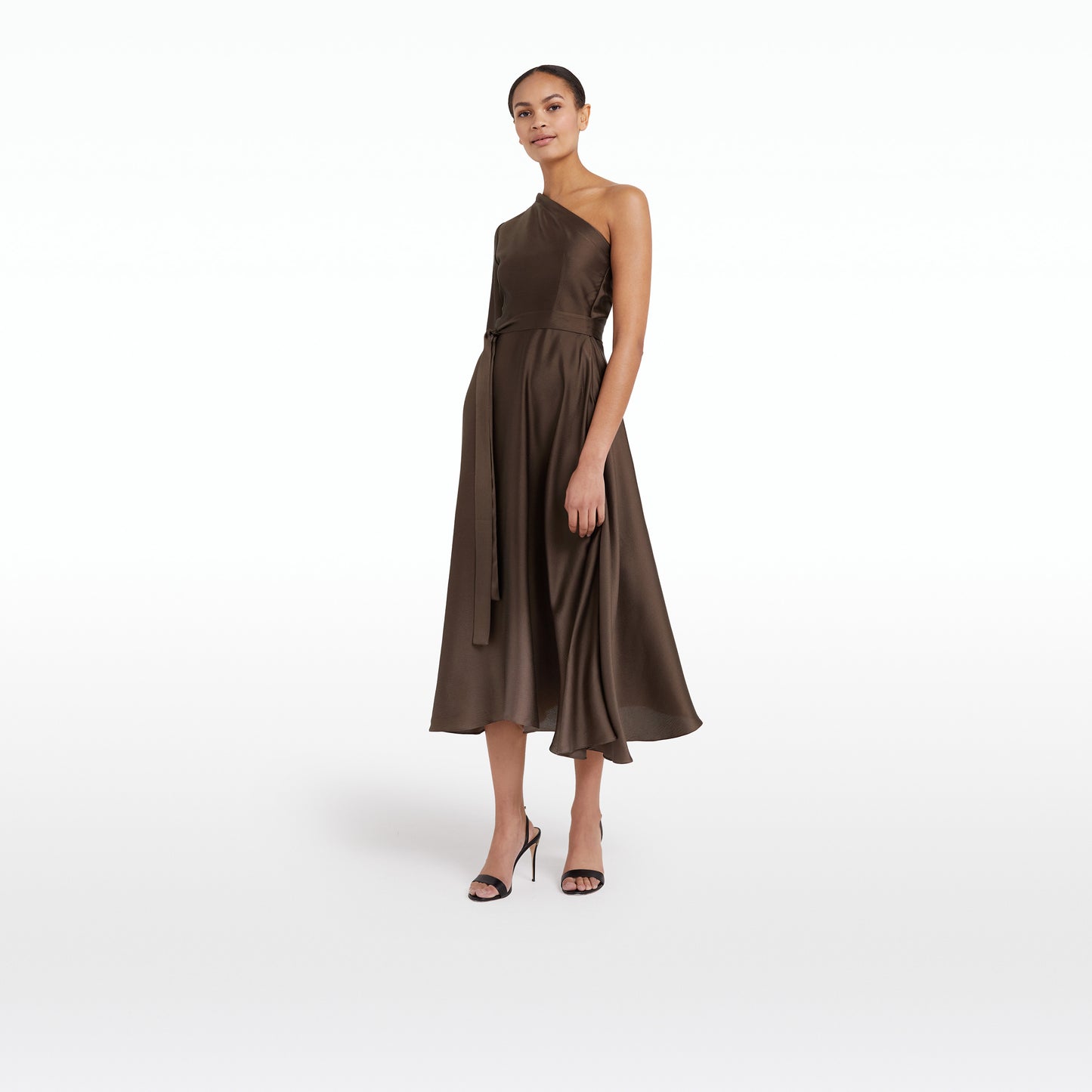 Cahira Chocolate Midi Dress