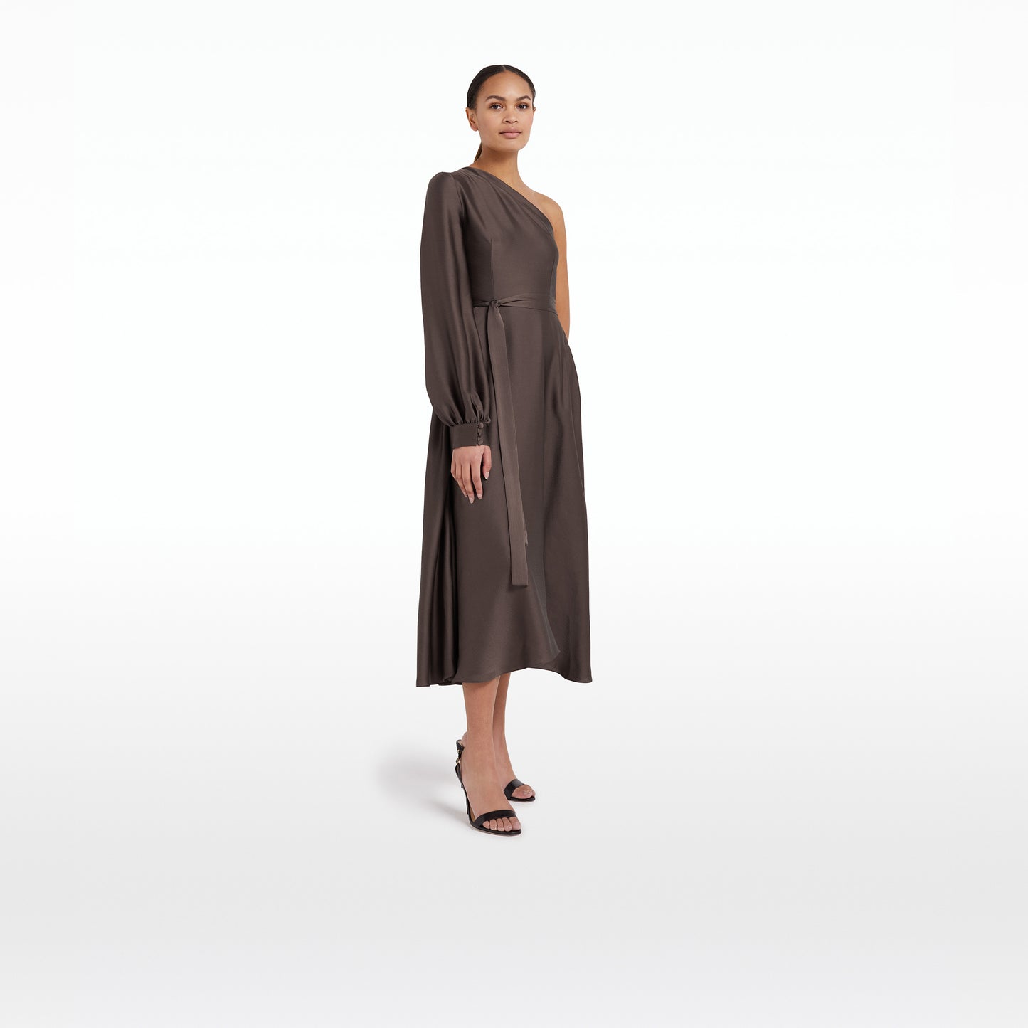 Cahira Chocolate Midi Dress