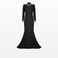 Kamala Black Long Dress