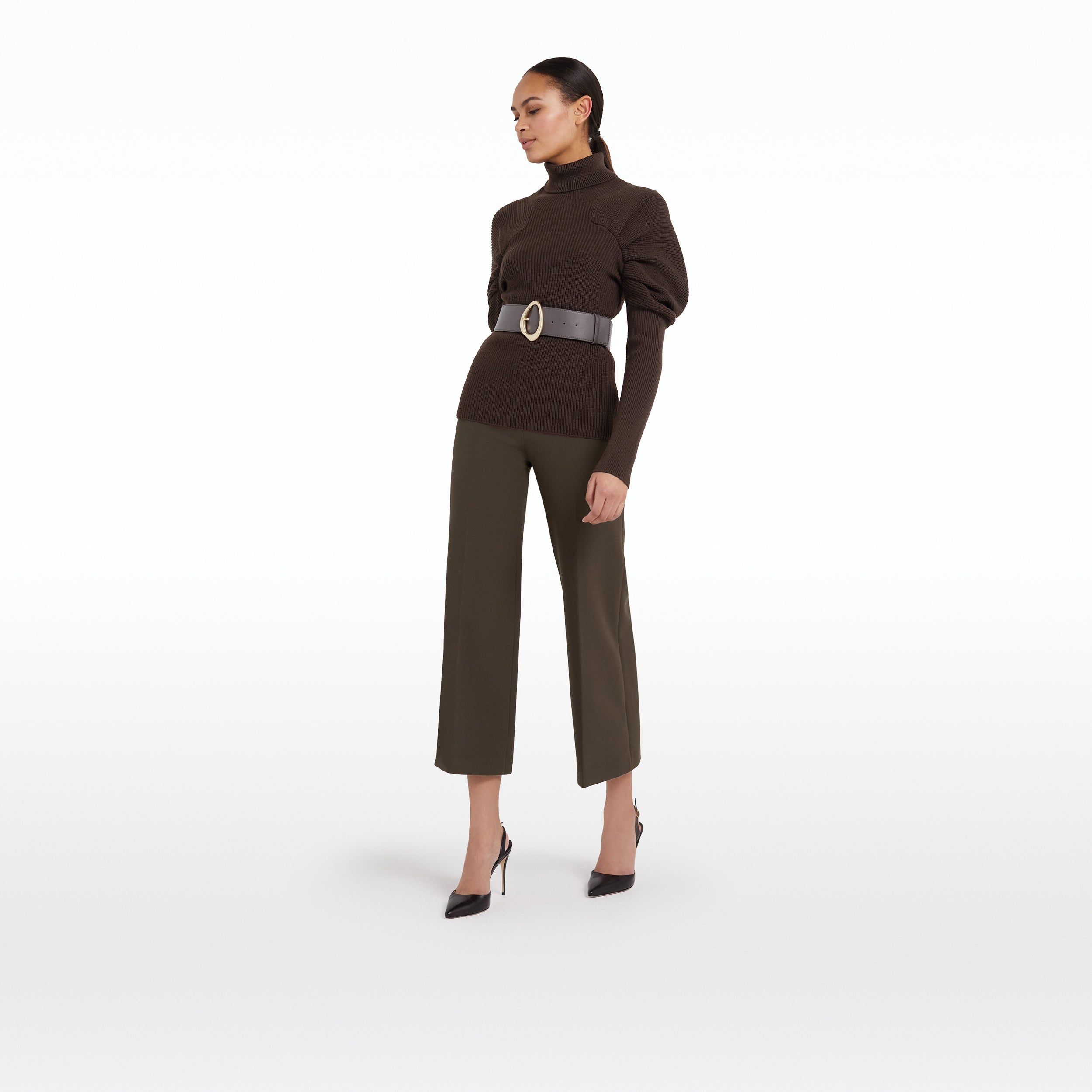 Karine Chocolate Knit