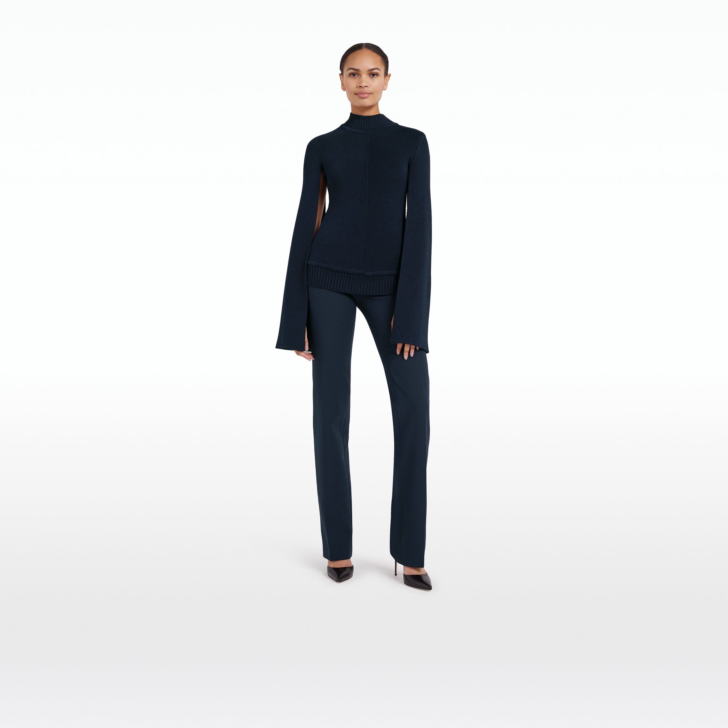 Amaly Navy Knit